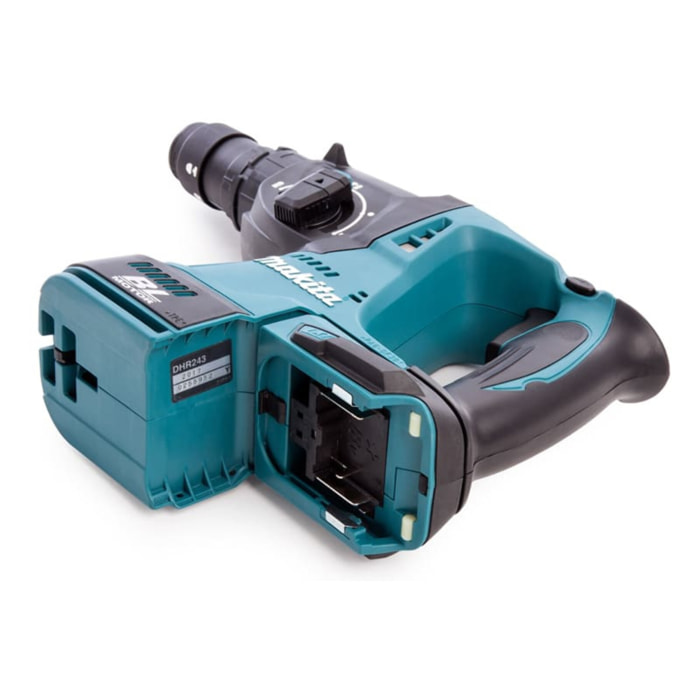MAKITA SDS-Plus martillo perforador - 2 x 18V Li-Ion 5.0Ah baterías, en maletín con mango - DHR243RTJ