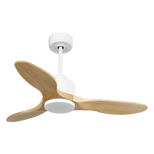 Ventilateur de plafond Réversible  Thermostat Wifi Moteur à courant continu Toits en pente Télécommande Hypersilence Mémoire