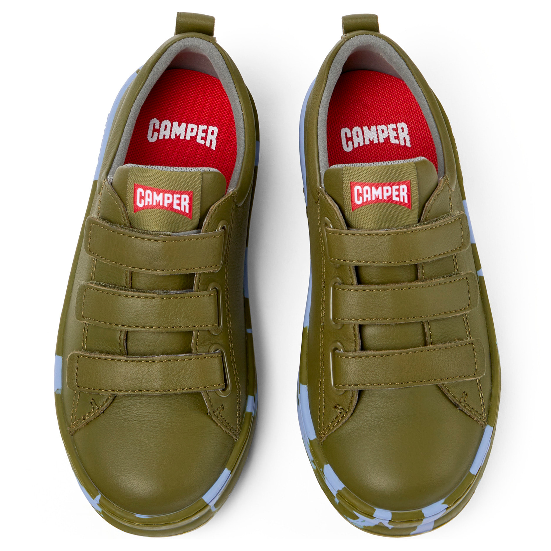 Sneakers - CAMPER Runner Four - Verde - Pelle liscia
