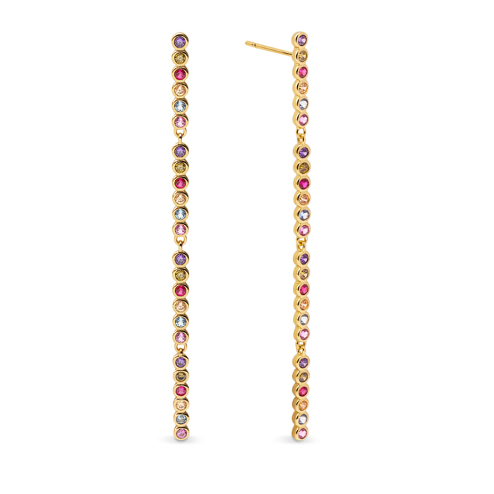 Pendientes Aurora Color Baño Oro