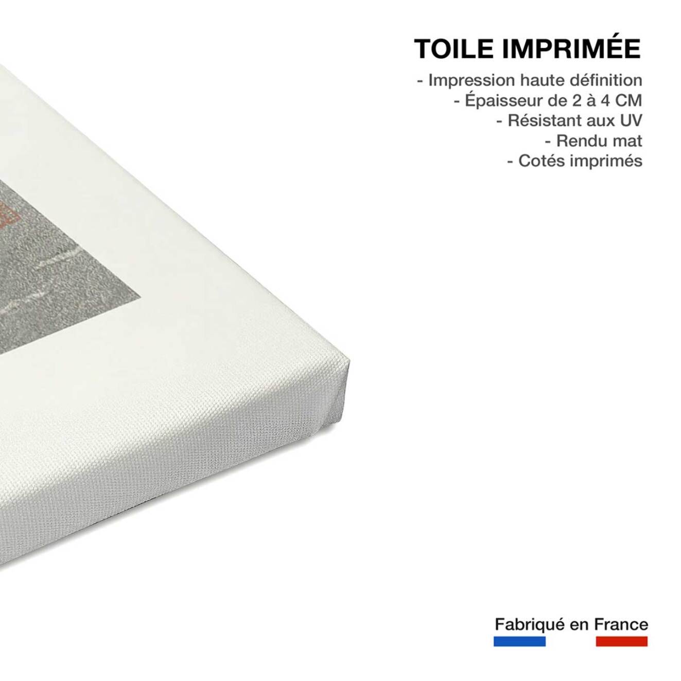 Tableau deux femmes sous la pluie  Toile imprimée