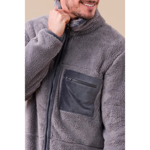 Giacca uomo eco-pelliccia articolo unito. Noidinotte