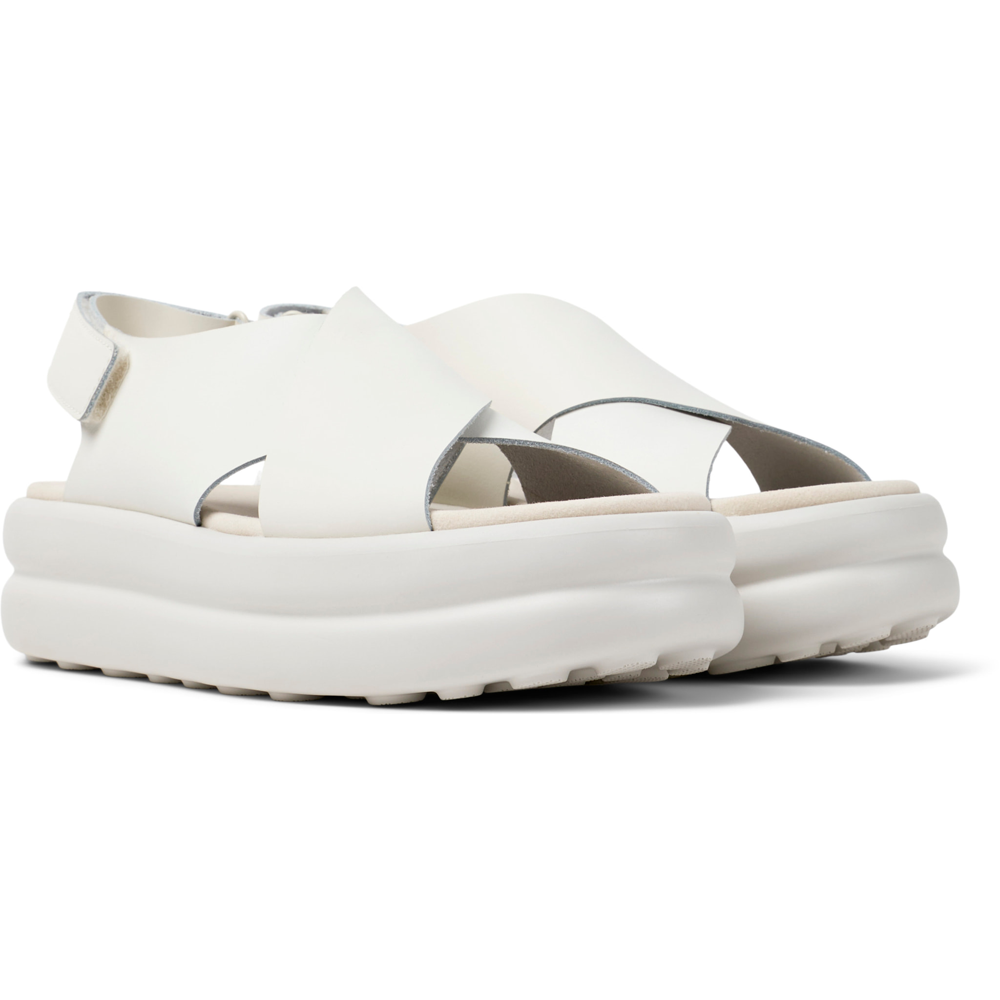 Sandali - CAMPER Pelotas Flota Up - Bianco - Pelle liscia