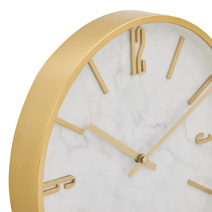 Horloge Nathalie D29cm doré