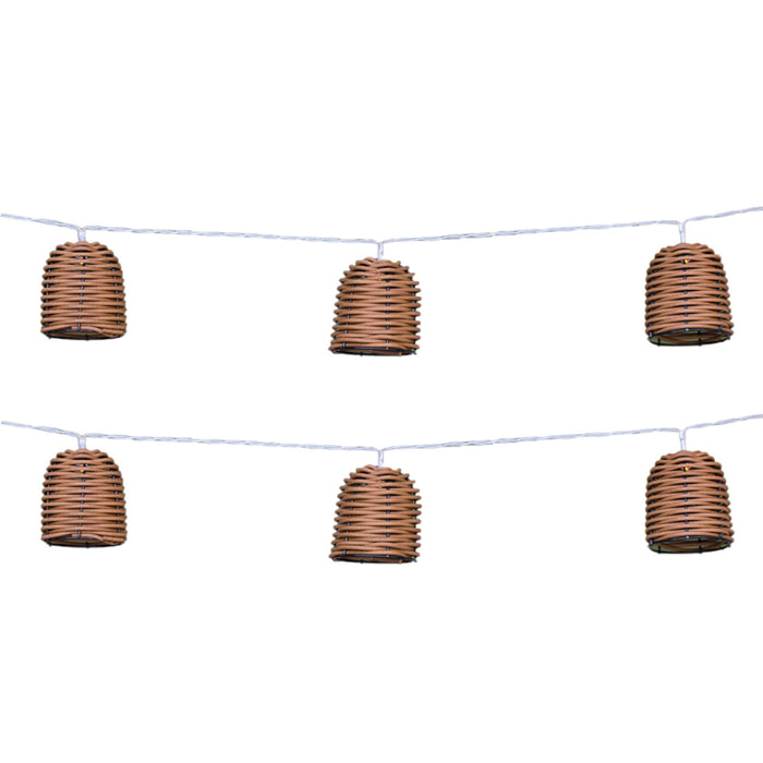 2 Guirlande solaire FORMENTERA 10LED 4M