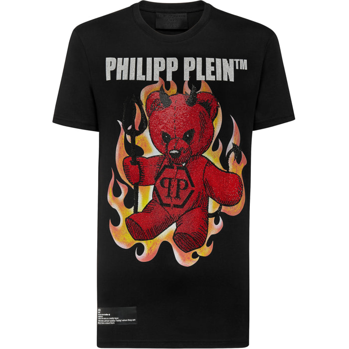 PHILIPP PLEIN T-shirt Round Neck SS Teddy Bear