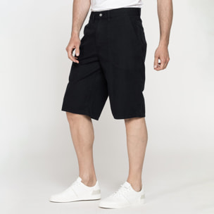 BERMUDA TINTA UNITA IN TELA DI COTONE