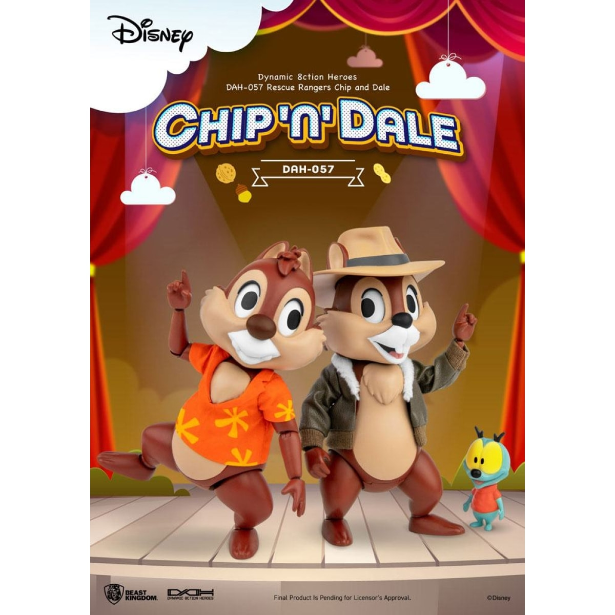 Chip 'n Dale: Rescue Rangers Dynamic 8ction Heroes Action Figures 1/9 Chip & Dale 10 Cm Beast Kingdom Toys