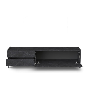 ORESTELUCHETTA porta TV BURHAM BLACK MARBLE