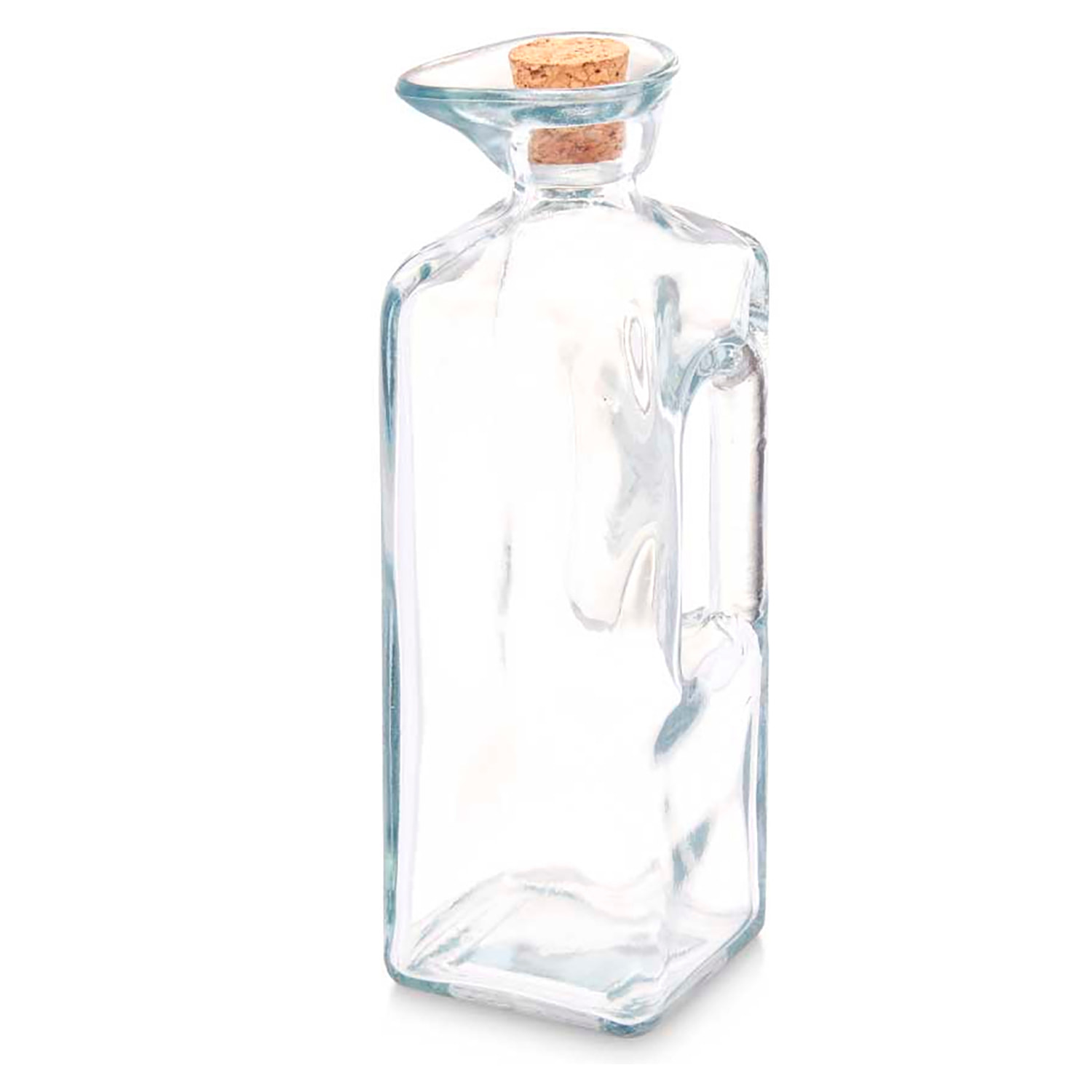 ACEITERA CUADRADA ASA TAPON CORCHO 330 ML