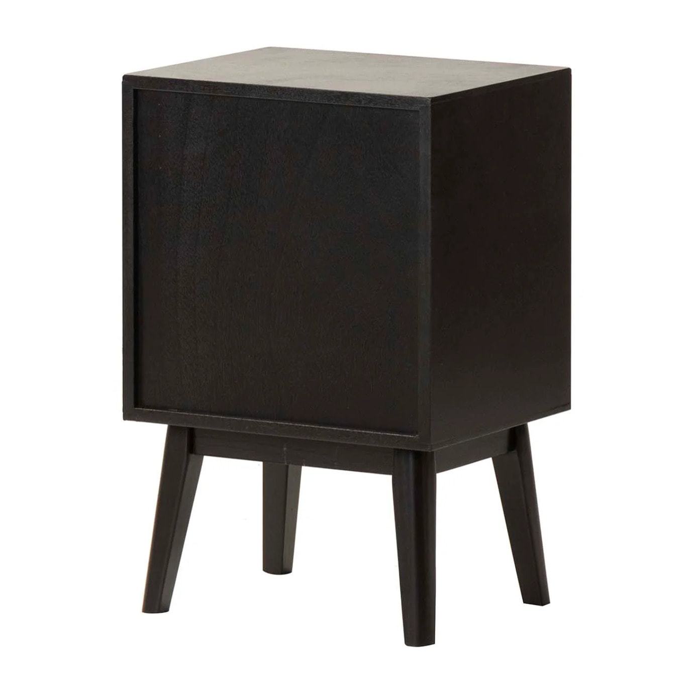 Mesita Mdf Pino Marron Negro 40x32x61 Cm