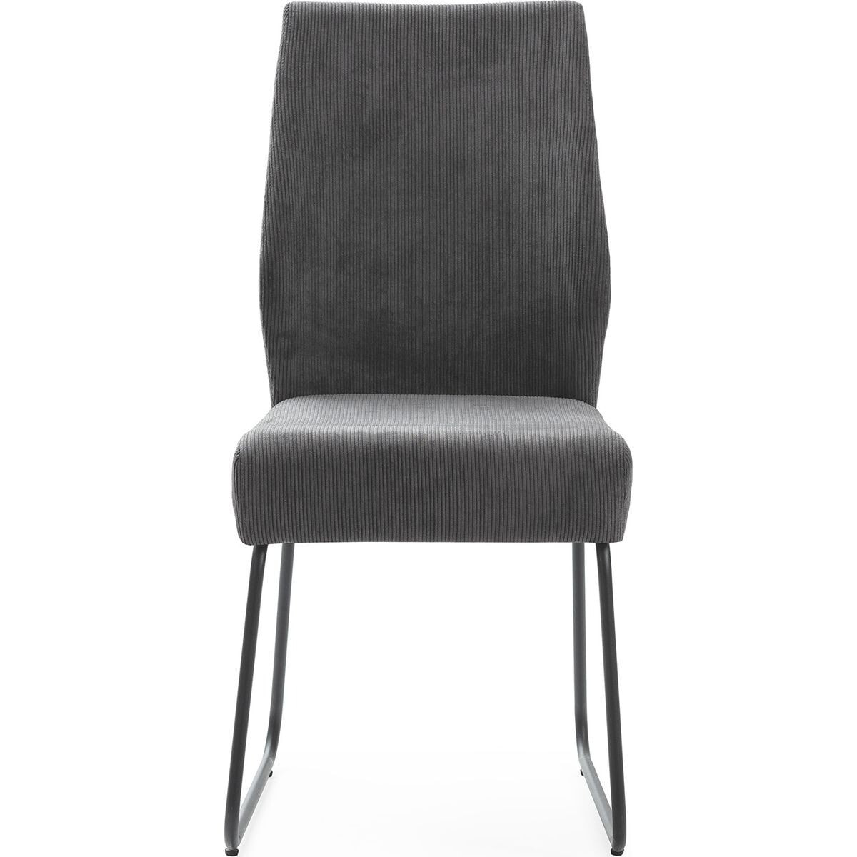 Lot de 4 chaises en velours côtelé - STUGA