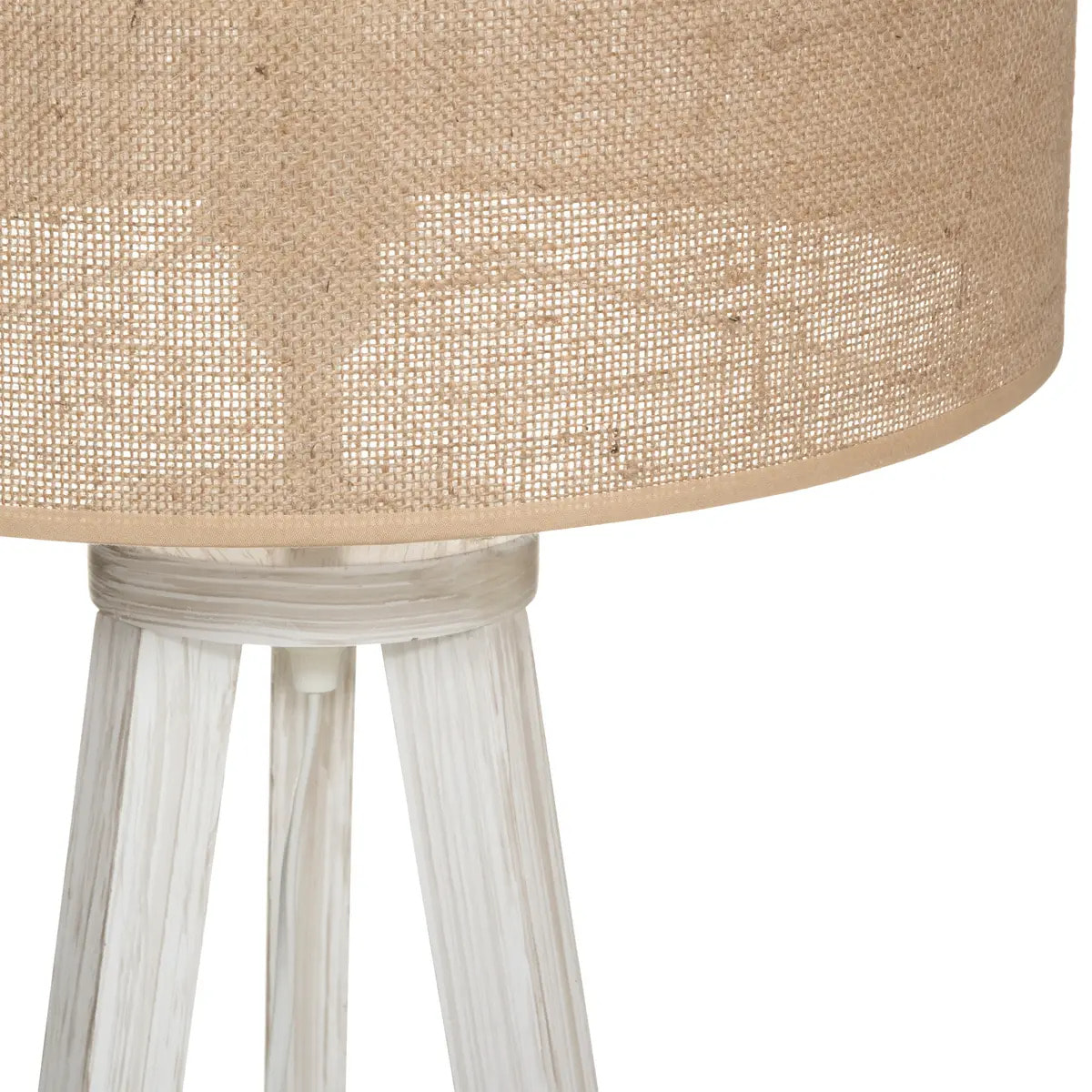 Lampadaire trépied "Elva" bois H143cm