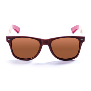 GAFAS DE SOL OCEAN BEACH WOOD de color Marron