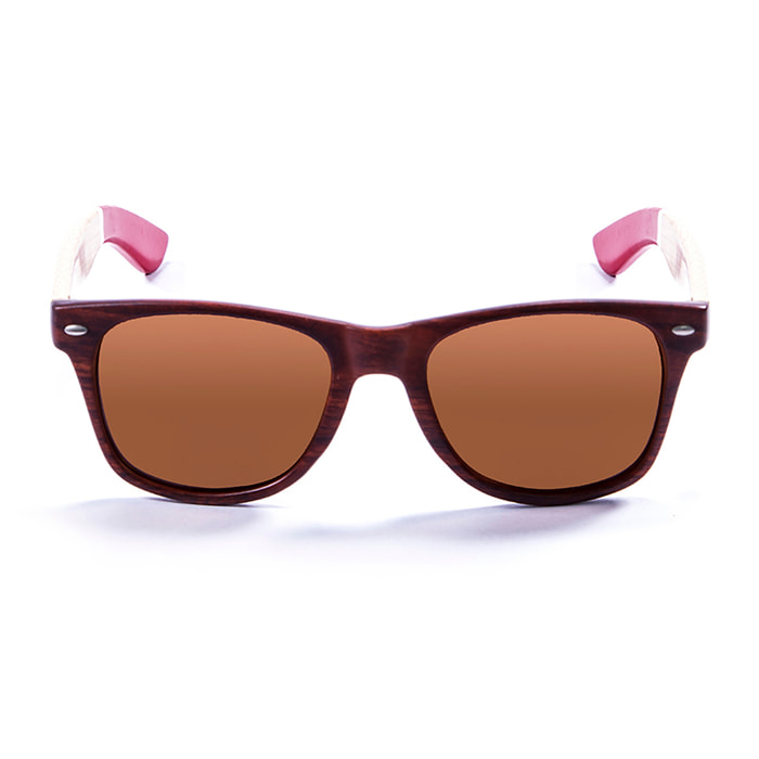GAFAS DE SOL OCEAN BEACH WOOD de color Marron