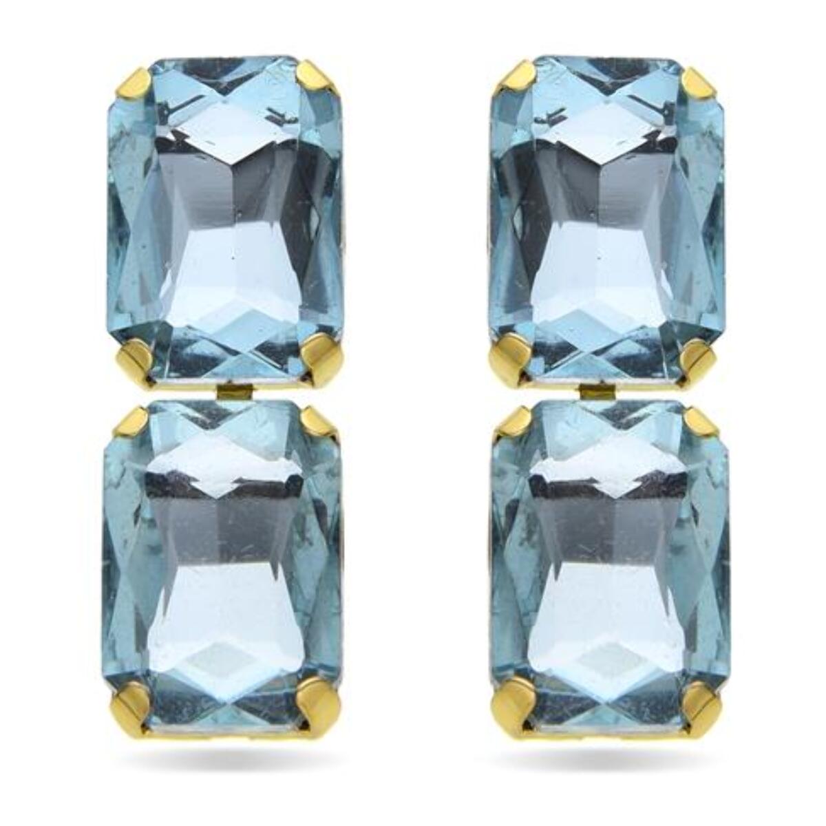 Pendientes Lux by Lux acabadoss en oro amarillo 18k