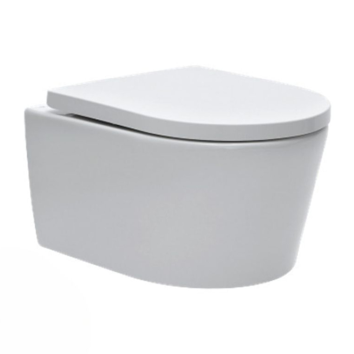 Pack WC sans bride SAT, fixations invisibles + Abattant softclose + Bâti support Geberit UP100 + Plaque blanche + Set Habillage