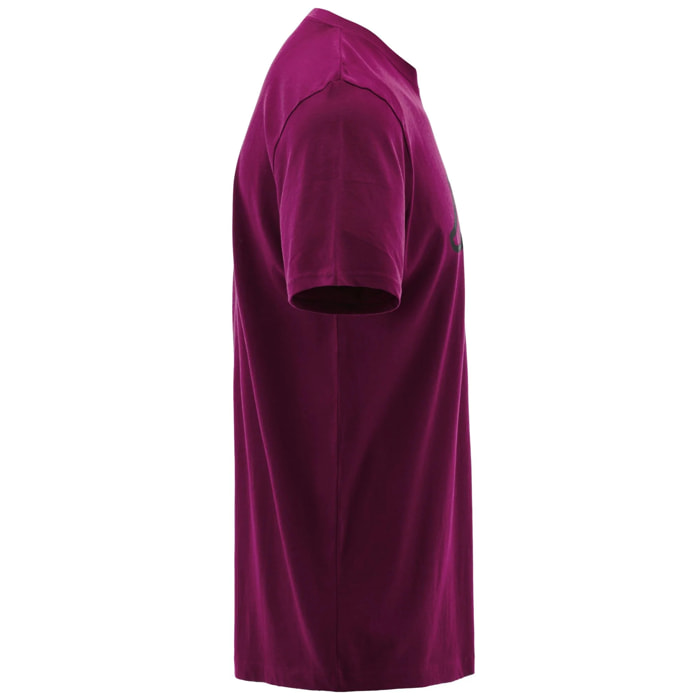 Kappa - T-Shirts & Top Uomo Viola - Logo Amberis Dk