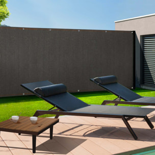 Brise vue occultant uni gris - Plusieurs modèles