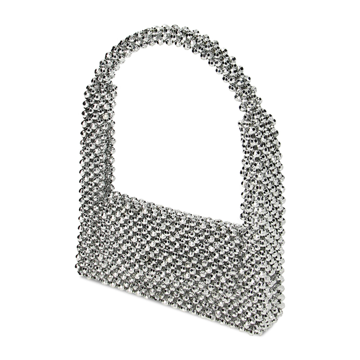 Mini-bag argento in pvc