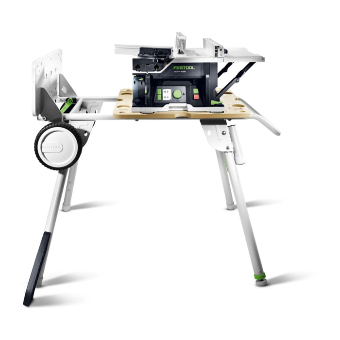 Scie circulaire sur table sans fil CSC SYS 50 EBI-SET - FESTOOL - Avec 2 batteries 18V 5Ah - chargeur double - chariot - systainer - accessoires - 577379