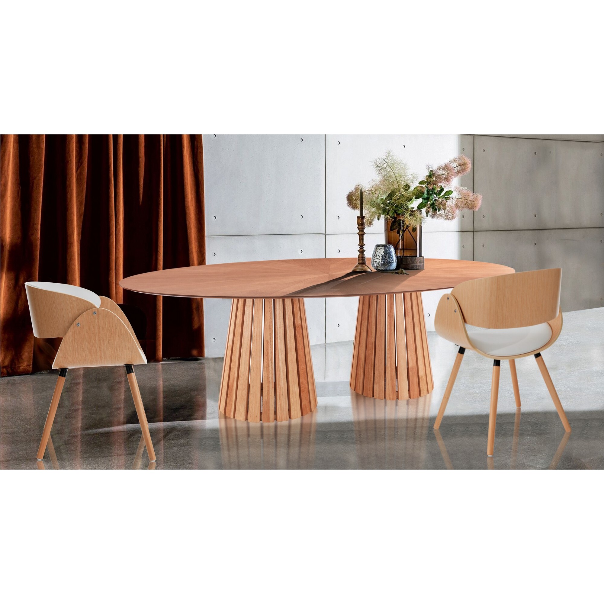 Tomasucci Table ovale VOLGA WOOD