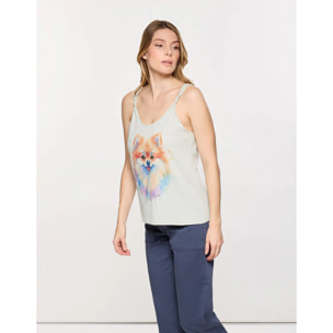 Camiseta Tirantes Aguamarina - Calamocha26