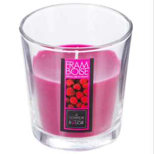 Bougie parfumée framboise 90g