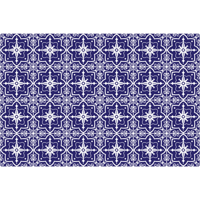 Stickers muraux - Sticker Mural Carrelage adhésif Cuisine Salle de Bain - 24 STICKERS CARRELAGES AZULEJOS IGNACIO