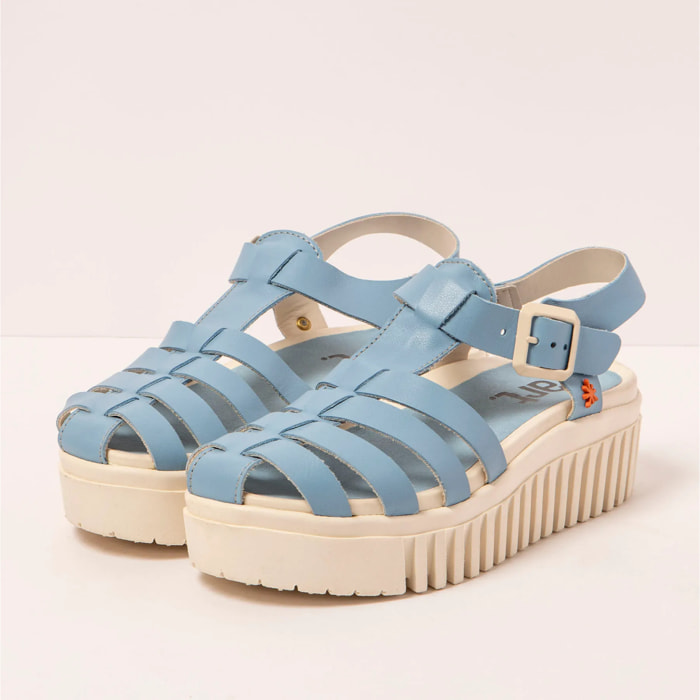 Sandalia de cuña 1575 NAPPA CLOUD/BRIGHTON color Cloud