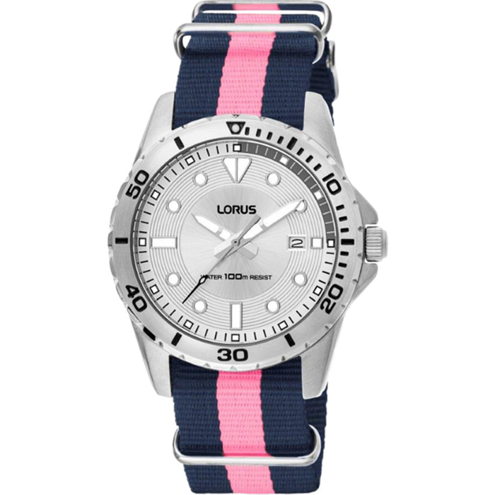 Reloj Lorus RS937AX4 Hombre Analogico Cuarzo con Correa de Textil