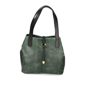 Borsa a mano da Donna Clarissa in Vera Pelle Made in Italy 26x32x15 cm