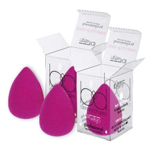 SPUGNA ROSA TRUCCO PRECISION x 2 UNITA