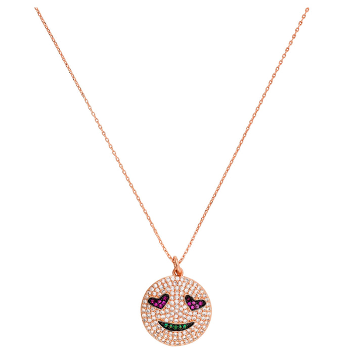 Collana U.S. Polo Assn. In metallo placcato rodio