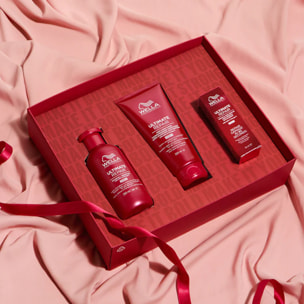 WELLA PROFESSIONALS Set Cofanetto Ultimate Repair Shampoo 250ml + Conditioner 200ml + Miracle Hair 30ml