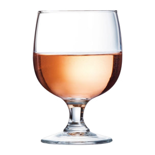 6 Verres à pied 25 cl Amelia - Arcoroc