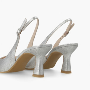 ZAPATOS DE SALÓN PLATEADOS GELINES-X