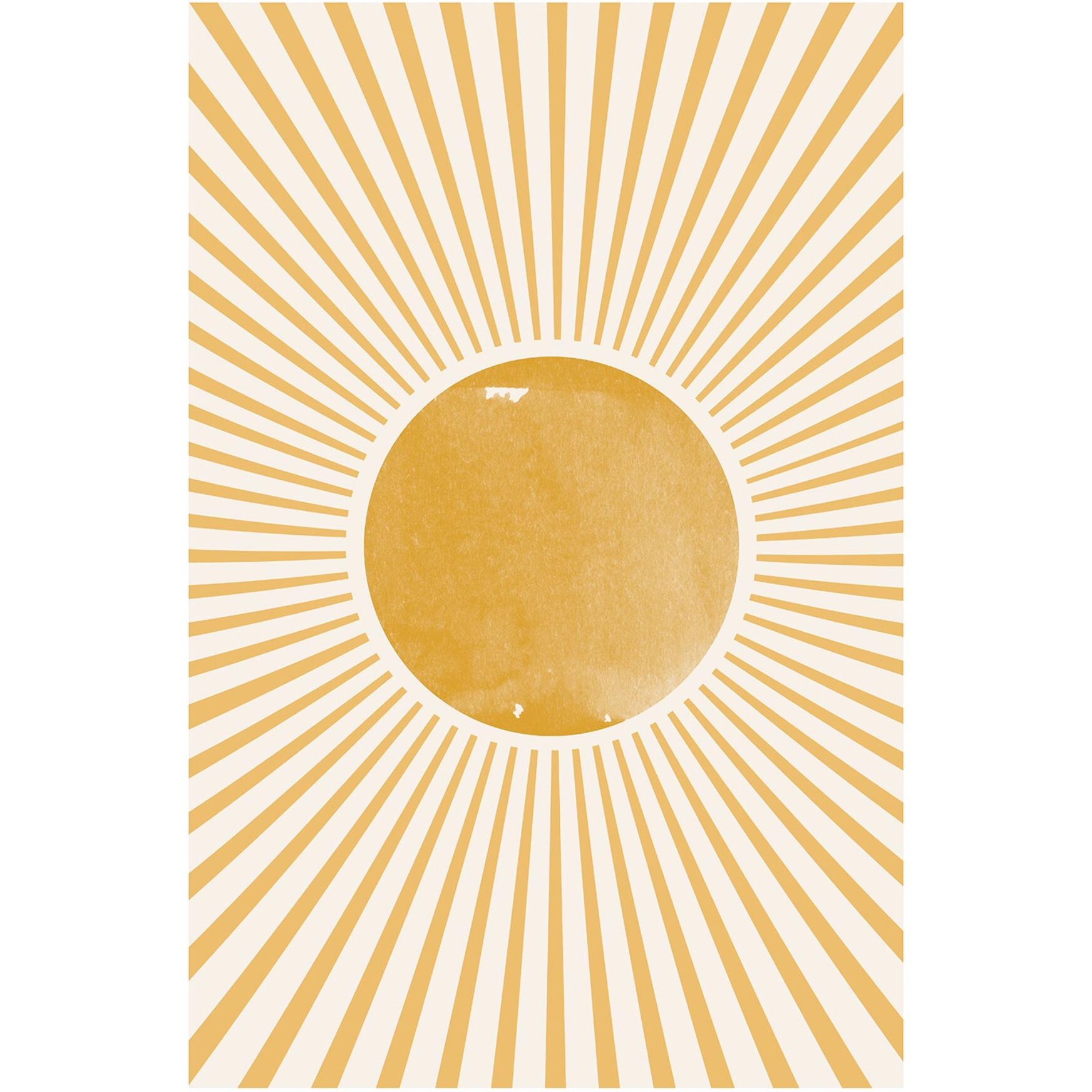 Tableau abstraite boho sun  Tableau alu Dibond