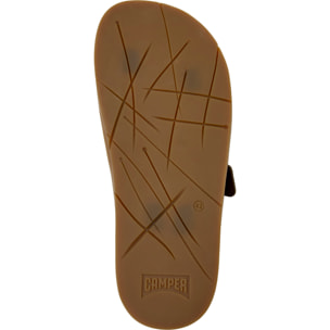 Sandalias - CAMPER Lluc Sandal - Verde - Cuero de gamuza