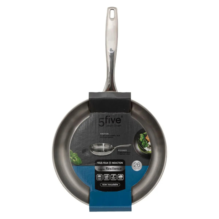 Poêle Inox 26 cm Resilience