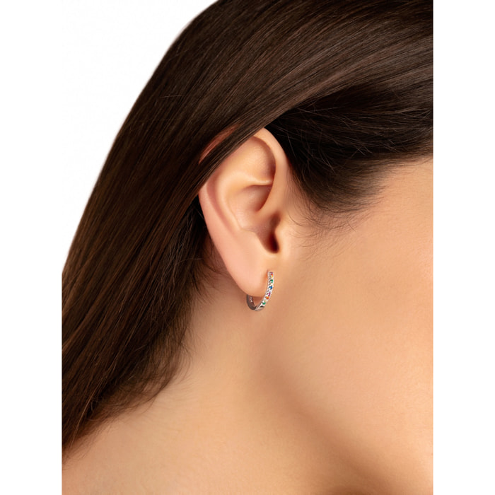 Orecchino L Colors in Argento