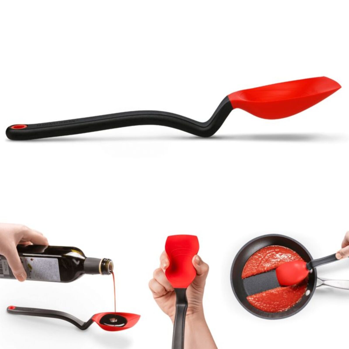 Spatule DREAMFARM Silicone Rouge