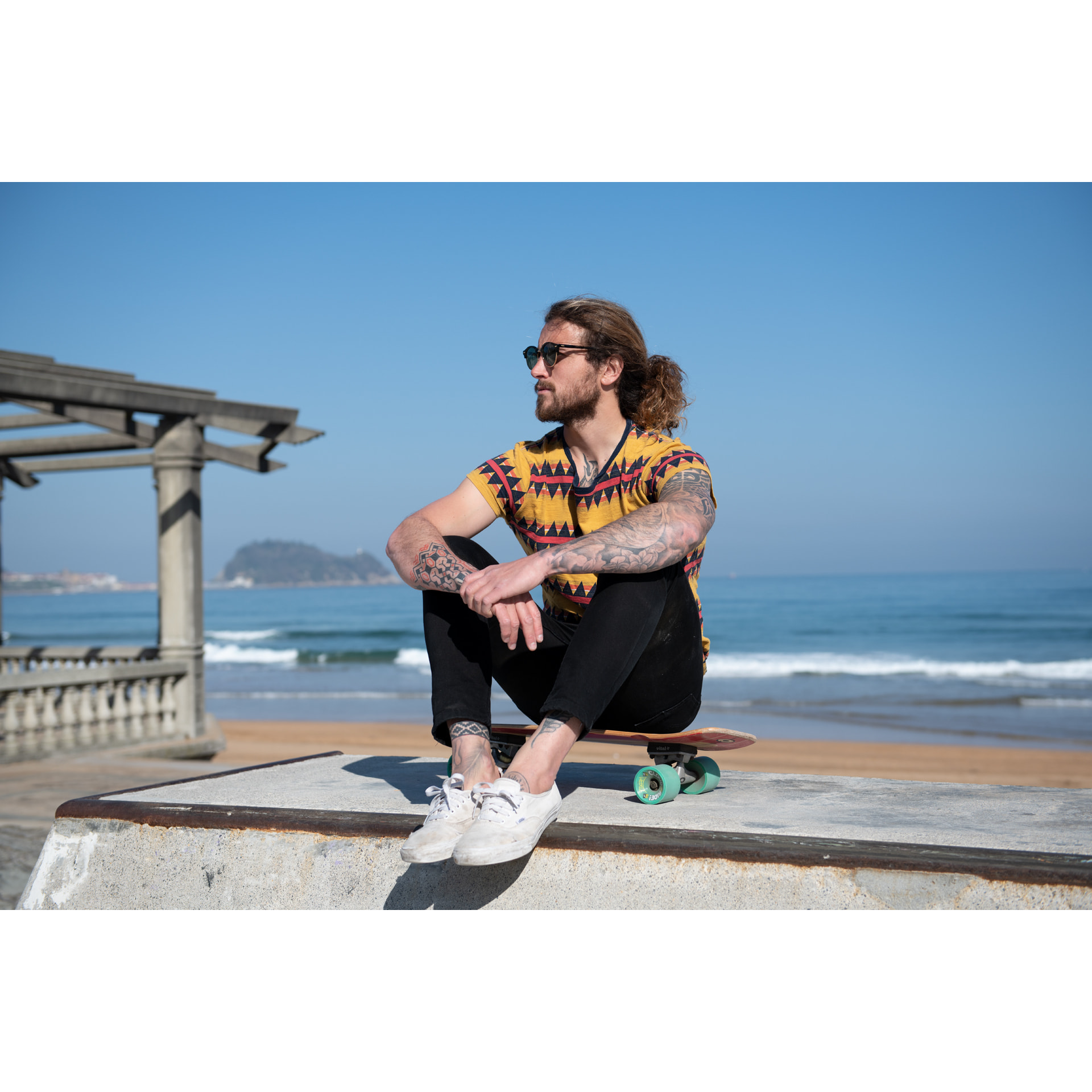 GAFAS DE SOL OCEAN MARLON de color Negro