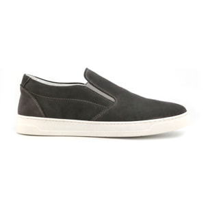 Zapatos Slip On para Hombre - Duca di Morrone Elia Suede Gray