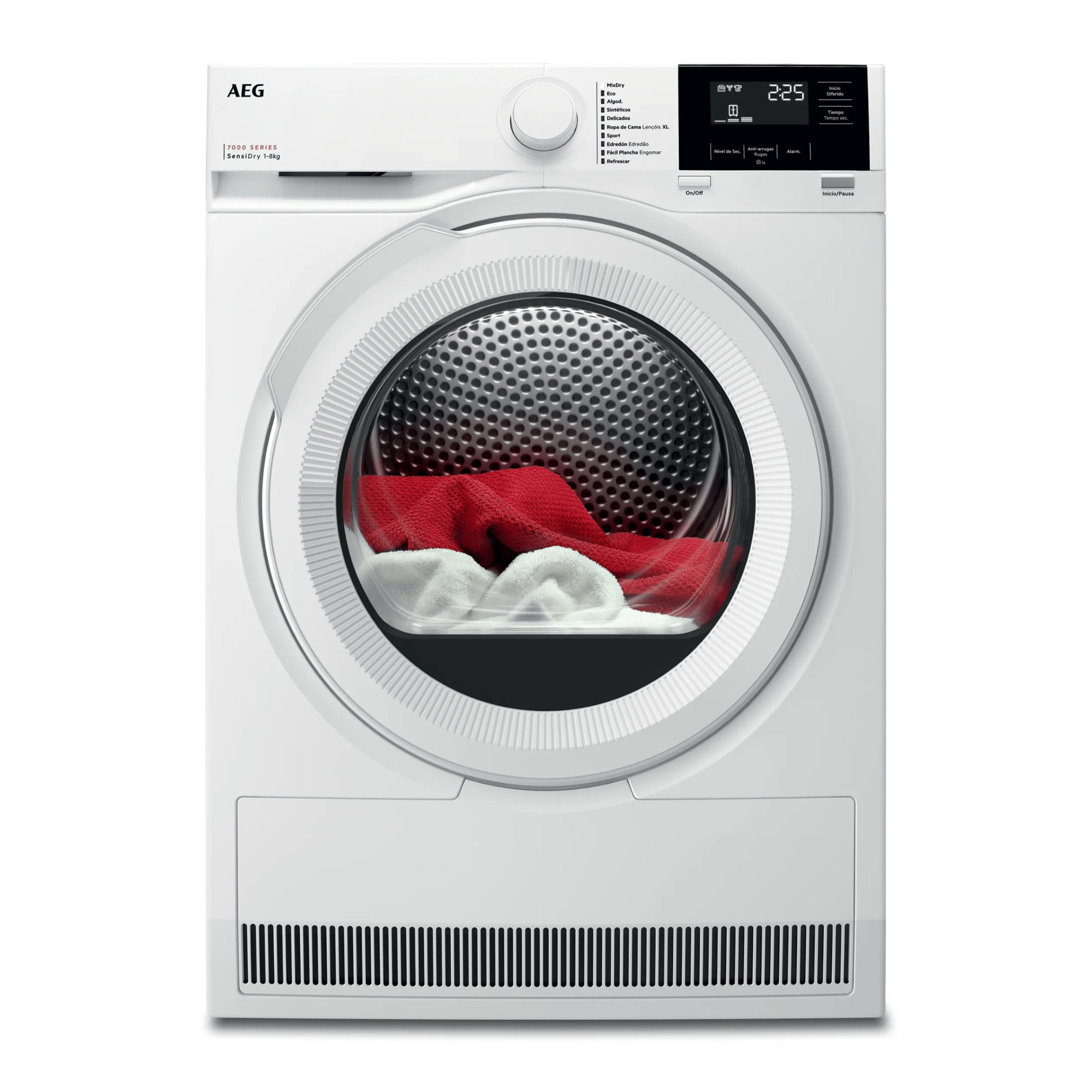 AEG Secadora con Bomba de Calor Serie 7000 SensiDry® de 8 kg TR718P2OB