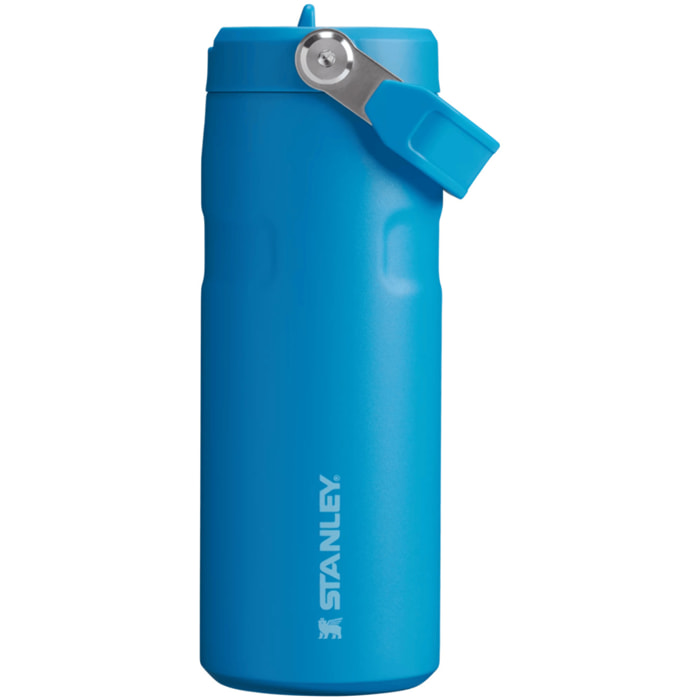 Botella de agua Isotermica Con Pajita - 0,47L - ICEFLOW™ BOTTLE FLIP STRAW 2.0 - Azure