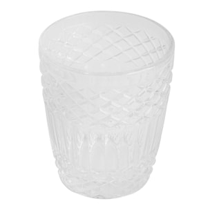 Juego de 4 vasos de cristal de 300cl transparente san ignacio