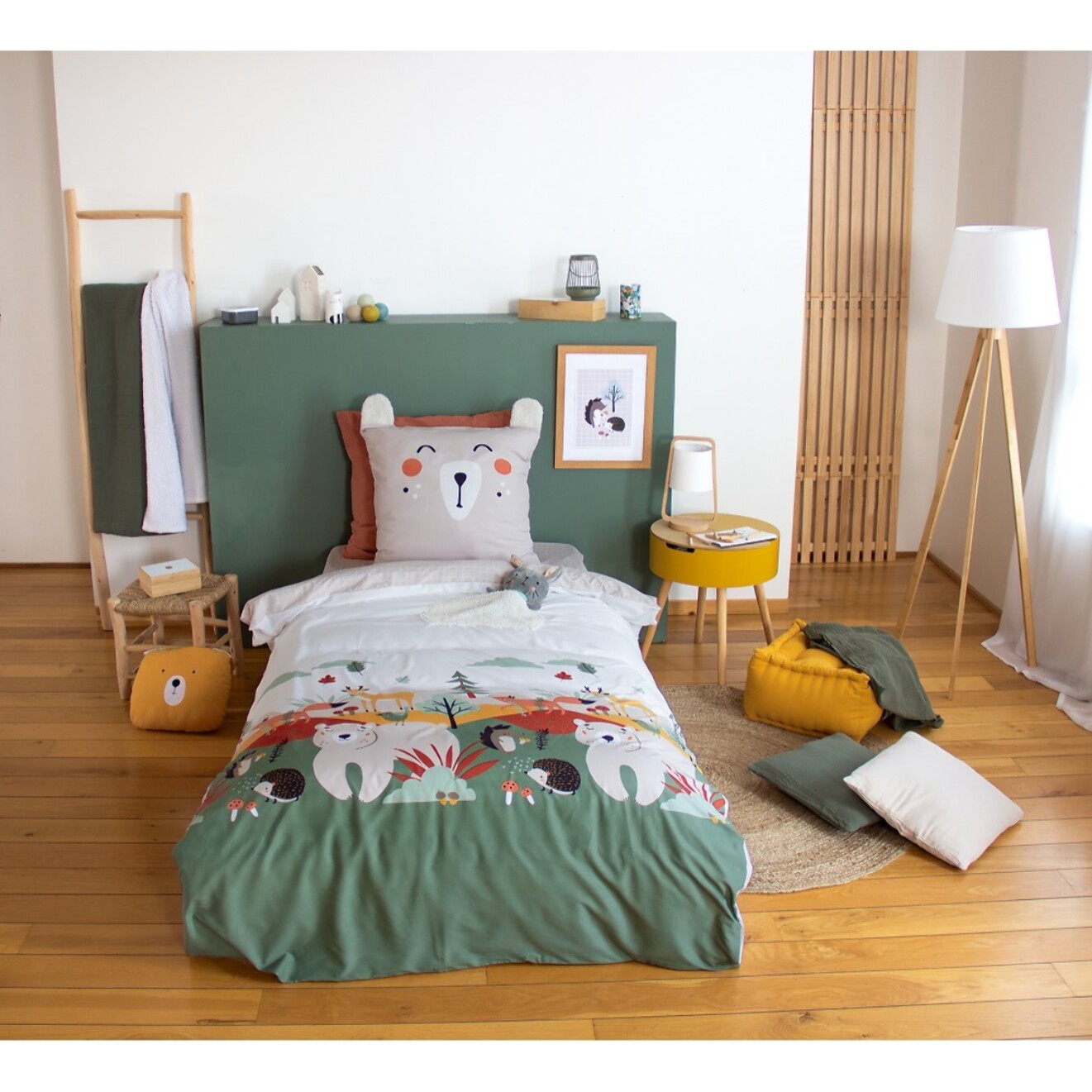 Parure de lit enfant 100% microfibre - Avy