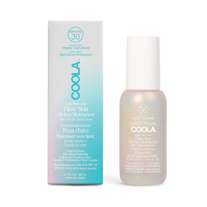 Daily Protection Clear Skin SPF30 - Lotion Visage Hydratante Non Grasse Pour Peaux Sensibles 33ml