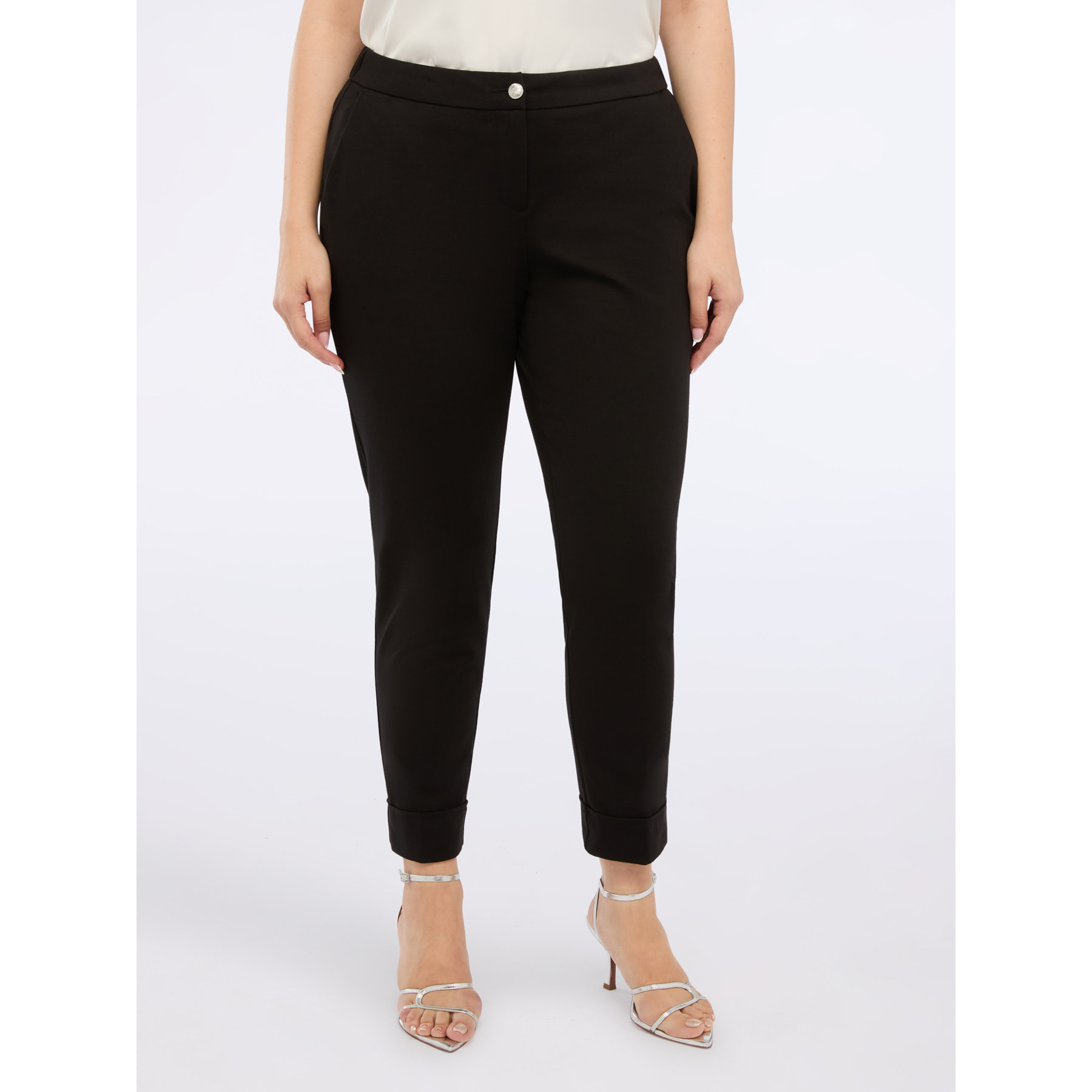 Fiorella Rubino - Pantaloni New York in punto Milano - Nero